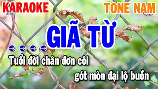 Giã Từ Karaoke Tone Nam ( Am ) Nhạc Sống Trữ Tình Hay | Thanh Hải Organ