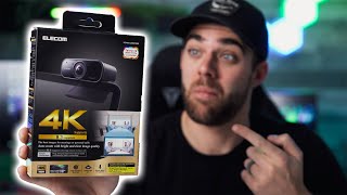This Webcam Has Ai That Can Track You?? | Elecom UCAM-CX80 4K Webcam Review, Features & Test
