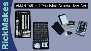 VMAN 145-in-1 Precision Screwdriver Set