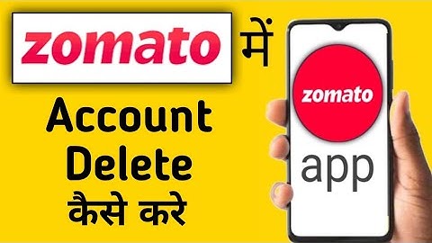 Zomato Account Delete Kaise Kare || How To Permanently Delete Zomato Account || Zomato Settings 