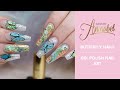 How To: Butterfly Nail Art using @Glitterbels (FULL SET)