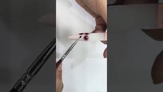 Nailart #brown #blooming #nails #nailartdesign #nailtech #gelnails #gelpolish