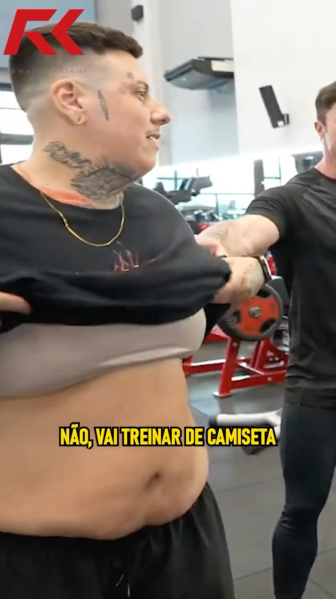 CARIANI NÃO QUIS TER ESSA VISÃO! ? #renatocariani #maumauzk #jupiter #treino #resenha #zueira #meme