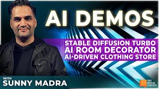 AI Demos: Stable Diffusion Turbo, AI Room Decorator, AI-Driven Clothing Site, and more! | E1876