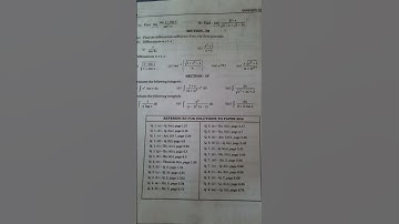 Mdu BCA 1st Sem mathematics question paper 2018