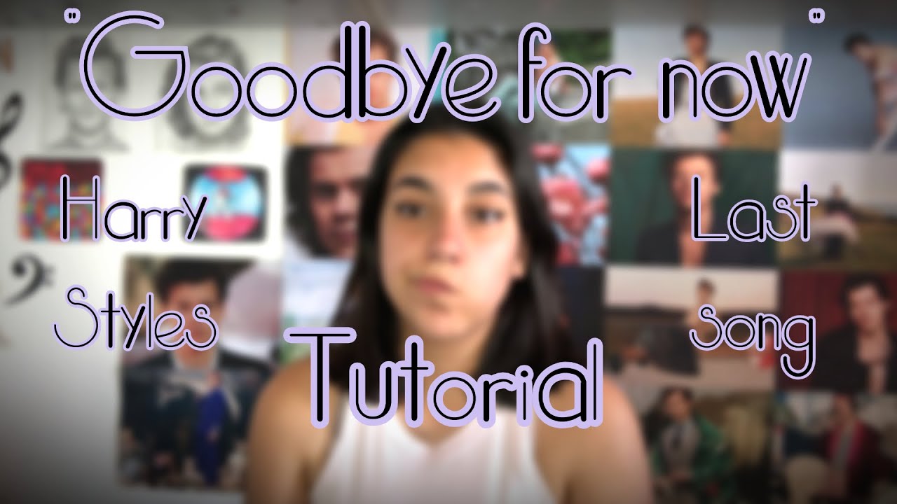 Goodbye For Now - Harry Styles | Piano tutorial | Love on Tour final show Reggio Emilia