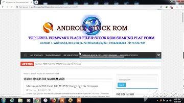 Maximum MB99 Flash File MT6572 Hang Logo Fix Firmware