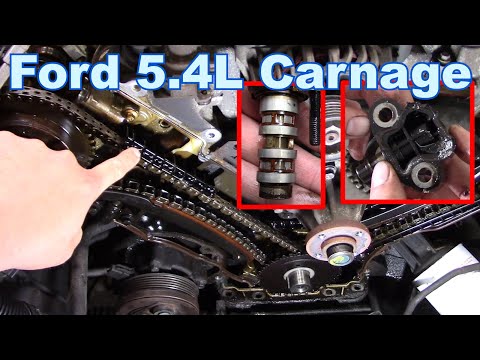 2005 Ford F150 5.4L - missfires, intermittent rough running, rattles and knocks, P0021/P022