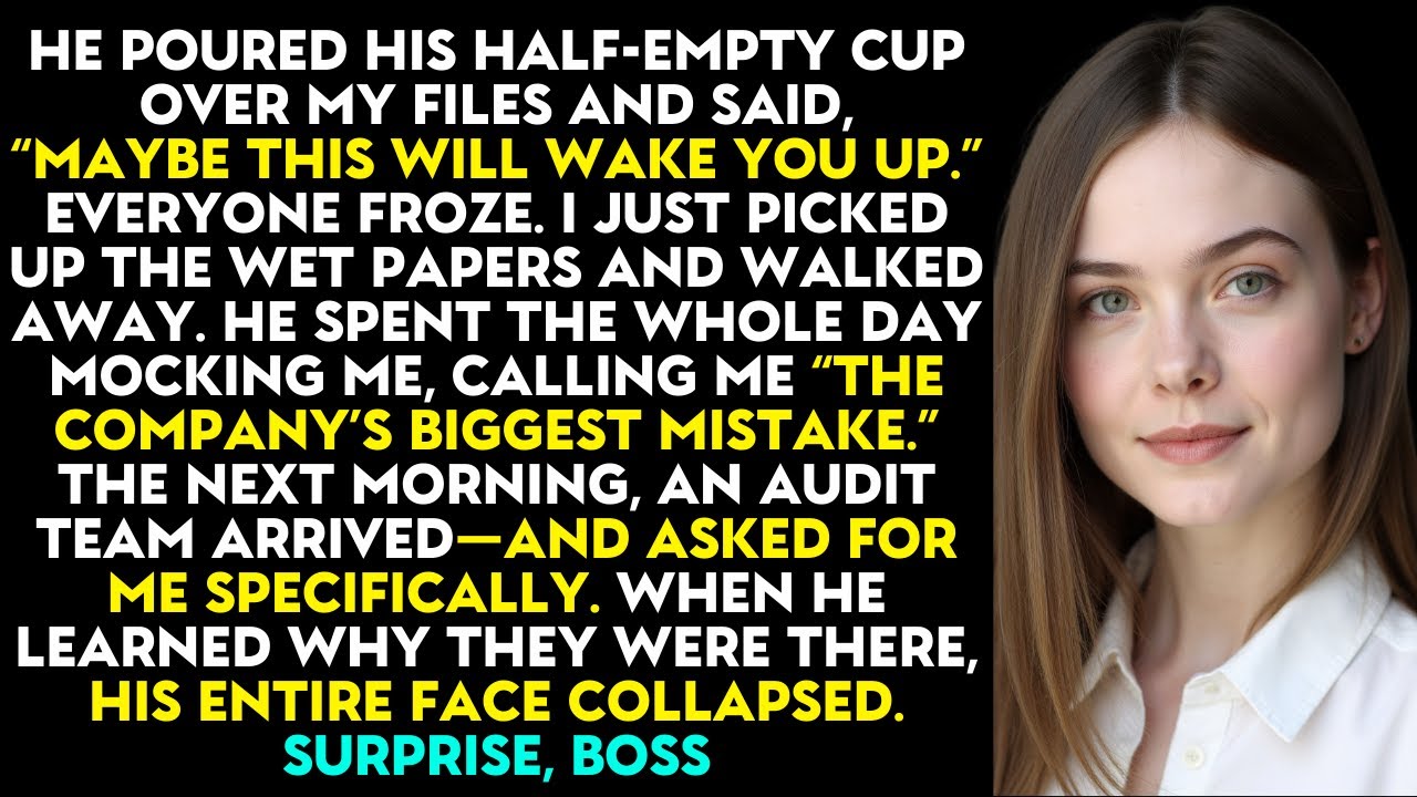 My Boss Drenched Me With His Drink—He Didn’t Know Who I Really Was