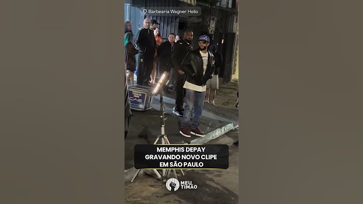 MEMPHIS GRAVANDO NOVO CLIPE COM A TAÇA DO PAULISTÃO