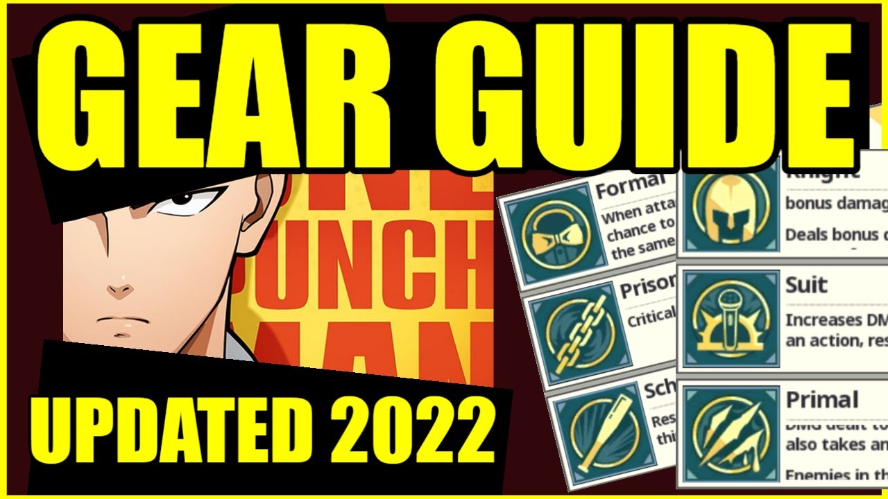 ONE PUNCH MAN: The Strongest Guide – Gearing Your Characters