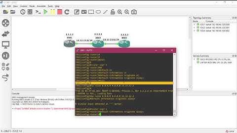 OSPF Redistribute Static