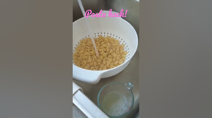 Did you know that pasta water keeps rinsed pasta from sticking? #yummy #cooking #lifestyle