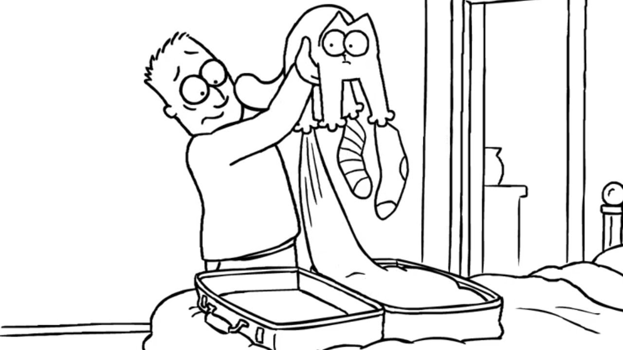 The bag Simon's Cat Cartoons for Kids WildBrain Kids TV Shows