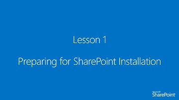 [Arabic] 1. Preparing for SharePoint Server 2013 Installation
