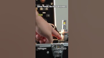💡 LED vs Halogen — Same Power, Different Brightness? Here’s Why!