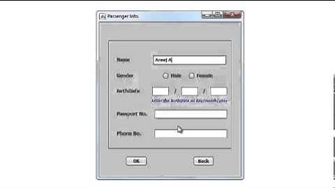 Airline Reservation System