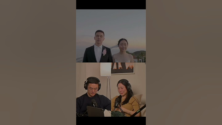 we try to watch our wedding video every anniversary 😭♥️
