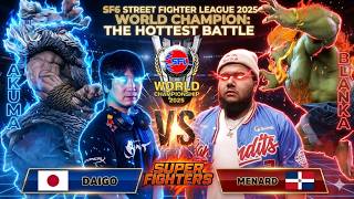 SF6 SFL WORLD CHAMPIONSHIP - Daigo (Akuma) vs MenaRD (Blanka) | SF League 2025