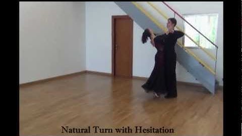 Quickstep. Natural Turn with Hesitation
