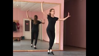 Рабочие моменты. Степ. Tap dance. Алена Михайлова