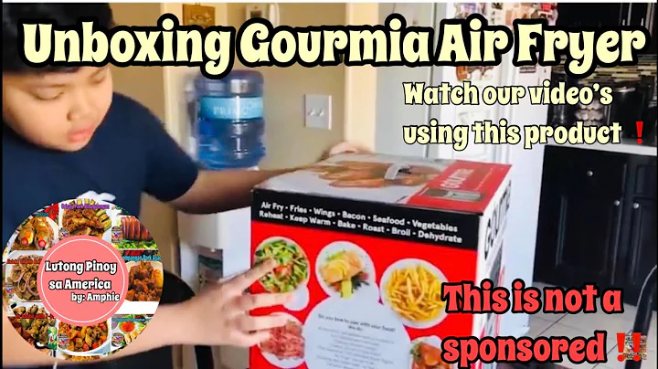 Unboxing GOURMIA Air-Fryer Review /Short video #airfryer #airfryerreview #unboxing