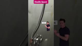 Health faucet and one piece cammod installation by plumbing and electrical kings