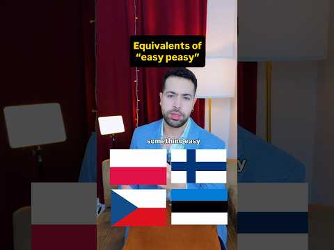 how other countries say “easy peasy” 🇵🇱🇫🇮🇪🇪