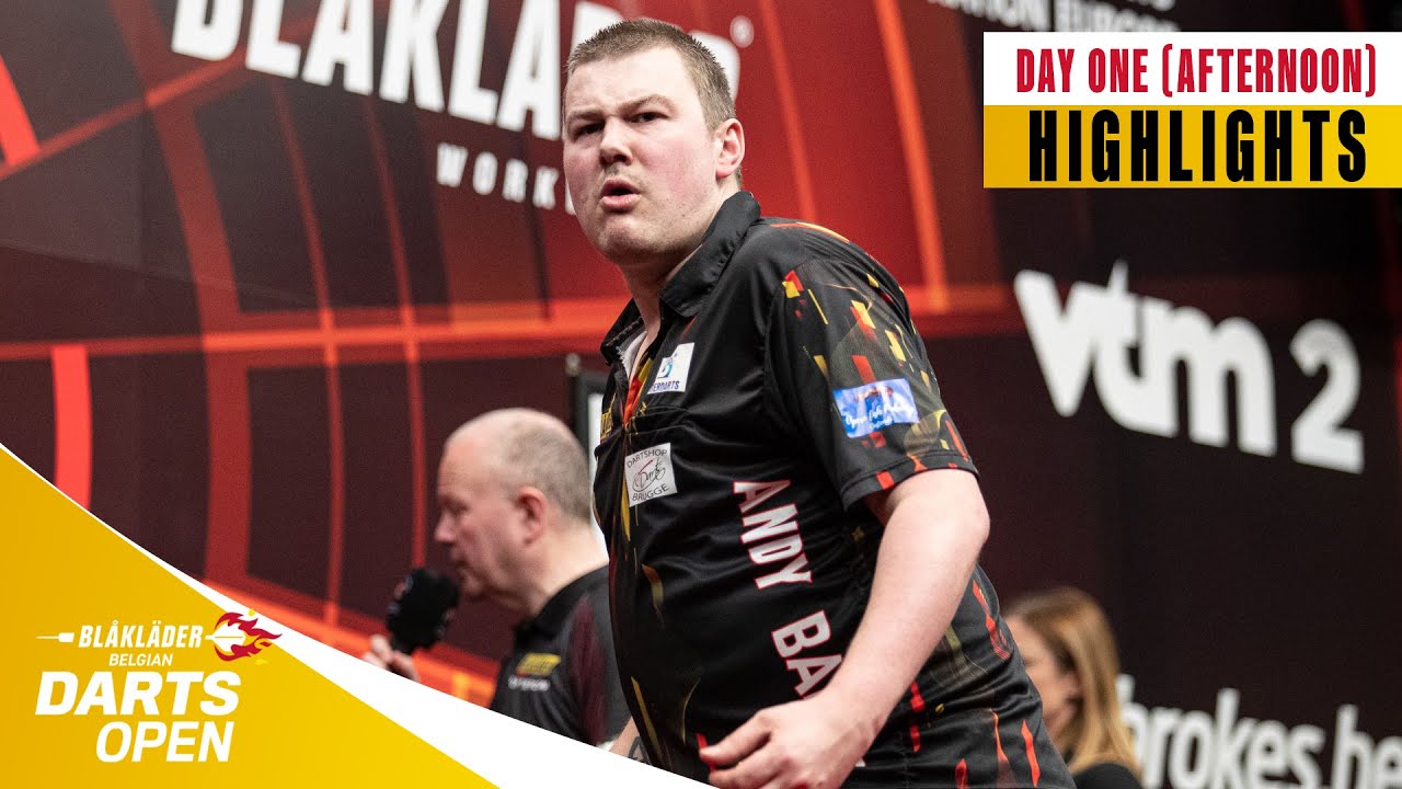 HOME CROWD DELIGHT! Day One Afternoon Highlights 2023 Belgian Darts Open 