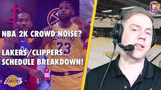 Full lakers disney world schedule break down, nba considering 2k fans,
boogie still an option?