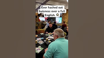 Ever hashed out buisness over a full English. 🍳 #networking #businesstips #businessowner