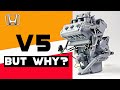 Why honda used the v5 engine