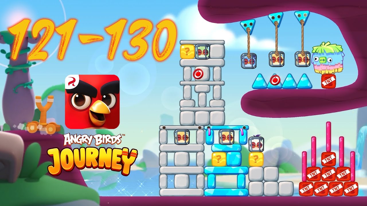 NEW GAME 2022 - ANGRY BIRDS JOURNEY | Chapter 1 Ancient Ruins (Level 121-130)