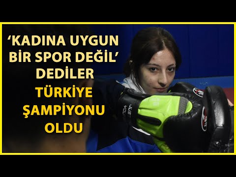 'Sen Kızsın Yapamazsın' Dedikleri Kick Boksta Türkiye Şampiyonu Oldu