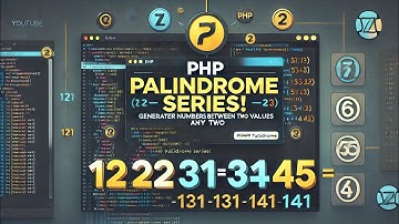 Generate a Palindrome Number Series Between Two Numbers in PHP | PHP DEVELOPMENT TRICKS