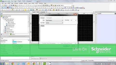 Como fazer a troca de idioma no Vijeo Designer