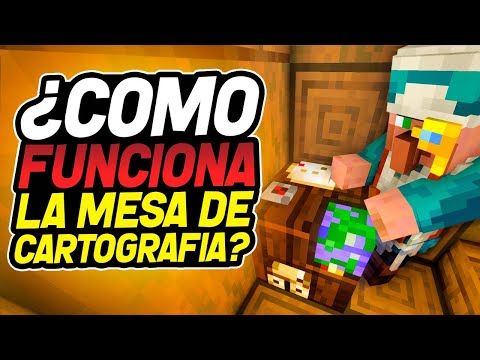 Vídeo: Qual é o uso da mesa de cartografia no minecraft?