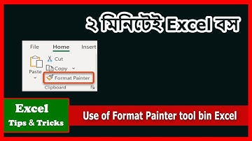 To Write Double Line in Excel l To Use Format Painter in Excel l Bivash Academy