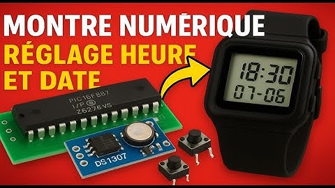 Horloge PIC16F887 DS1307 LCD