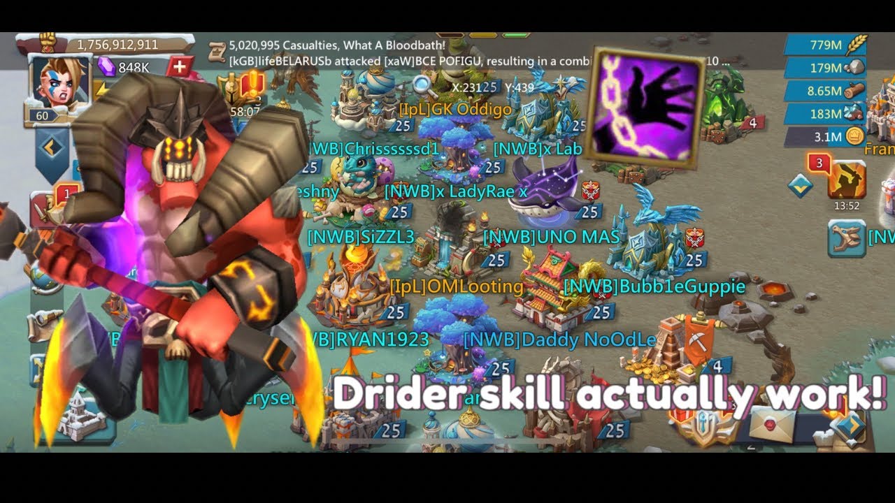 Rallying online targets + KvK highlights | lords mobile | NWB - YouTube