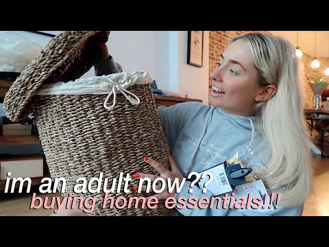 Buying HOME essentials!!! House plans & am i an adult now?