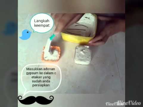 Tutorial membuat hiasan  dari gypsum  YouTube