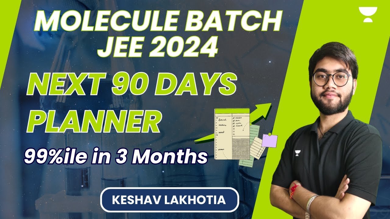 JEE Main 2024 | Next 90 Days Planner 🔥 | 99 Percentile in 3 Months ...
