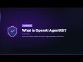 What is OpenAI AgentKit?