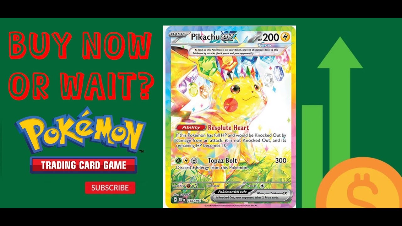 Pikachu Ex from Surging Sparks is THE Modern Pokemon Grail Card! Should You  Buy Now or Wait?!