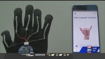 Glove translates sign language