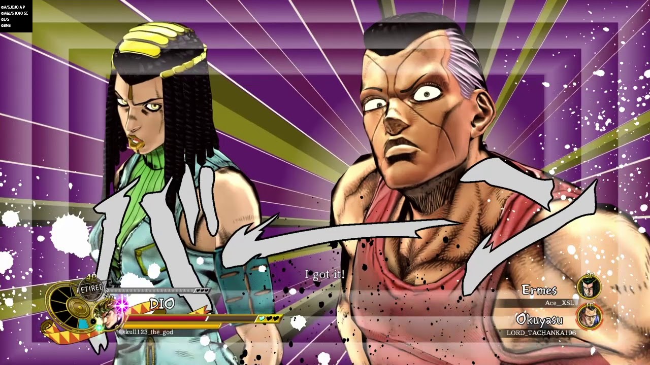 First time online in Jojo's bizarre adventure eyes of heaven online battle