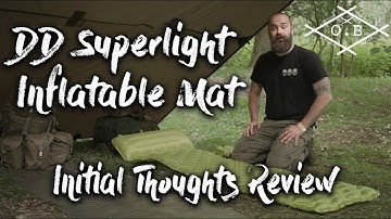 DD Hammocks Inflatable Mat - Initial Thoughts @ The Bushcraft Show