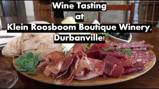 Wine Tasting at Klein Roosboom