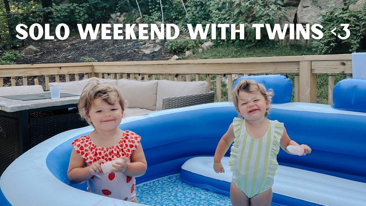 weekend alone with twin toddlers | 3 day potty training twins *life ...
